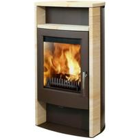 Plieninė krosnelė Thorma Alvesta, ruda, 4 - 12 kW