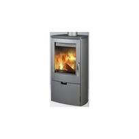 Plieninė krosnelė Thorma Falun II, pilka, 4 - 12 kW