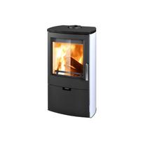 Plieninė krosnelė Thorma Falun II, balta, 4 - 12 kW