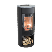 Plieninė krosnelė Nibe Contura 610:6 G Style, juoda, iki 9 kW