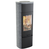 Plieninė krosnelė Nibe Contura C890T Style, juoda, 3 - 7 kW