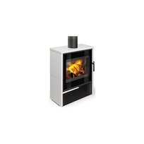 Plieninė krosnelė Romotop Aledo 01, keramikos apdaila, 8 kW