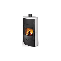Plieninė krosnelė Romotop Burgos 01, keramikos apdaila, 10 kW