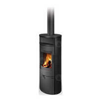 Plieninė krosnelė Romotop Lugo N 01, su keramikos apdaila, 8 kW