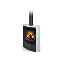 Plieninė krosnelė Romotop Navia G 01, su keramikos apdaila, 8 kW