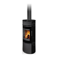 Plieninė krosnelė Romotop Lugano 01, su keramikos apdaila, 8 kW