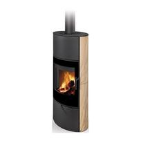 Plieninė krosnelė Romotop Ovalis G 04A, smėlio akmuo, 8 kW