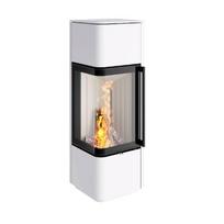 Plieninė krosnelė Spartherm CUBO S RLA, 4.5 - 7.7 kW, Baltos spalvos