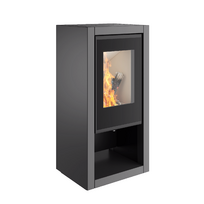 Plieninė krosnelė Spartherm Ambiente A7, 4.5 - 7.7 kW, Titano spalvos