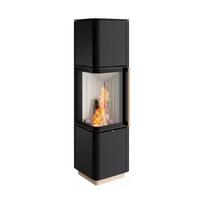 Plieninė krosnelė Spartherm CUBO L Style RLA, 4.5 - 7.7 kW, Juodos spalvos
