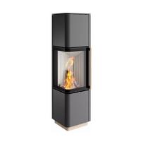 Plieninė krosnelė Spartherm CUBO L Style RLA, 4.5 - 7.7 kW, Titano spalvos