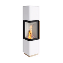 Plieninė krosnelė Spartherm CUBO L Style RLA, 4.5 - 7.7 kW, Baltos spalvos