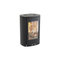 Plieninė krosnelė Nibe Contura C810W:1 Style, juoda, 3 - 7 kW