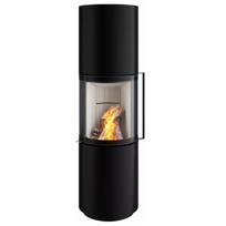 Plieninė krosnelė Spartherm Passo L, juodos spalvos, iki 7.9 kW