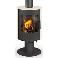 Plieninė krosnelė Romotop Evora T 01, keramikos apdaila, 6.5kW