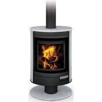 Plieninė krosnelė Romotop Stromboli N01, muilo akmens apdaila