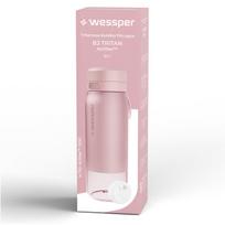 Wessper rinkinys tritan butelis 0,7 l rose + butelio filtro kasetė