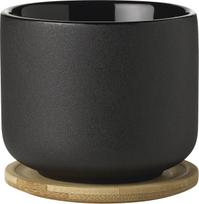 Stelton Arbatos puodelis Theo su stovu antracito spalvos
