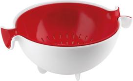 Guzzini Dubuo - kiaurasamtis Spin&Drain Kitchen Active Design raudonos spalvos
