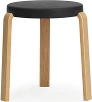 Normann Copenhagen Taburetė Tap su ąžuolinėmis kojomis juodos spalvos