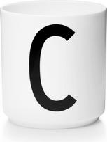 Design Letters Puodelis AJ raidė C porcelianinis