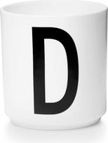 Design Letters Puodelis AJ raidė D porcelianinis