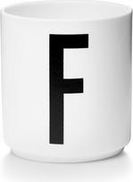 Design Letters Puodelis AJ raidė F porcelianinis