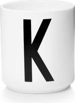 Design Letters Puodelis AJ raidė K porcelianinis