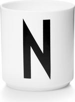 Design Letters Puodelis AJ raidė N porcelianinis