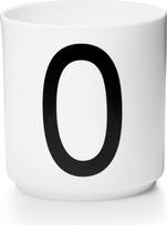 Design Letters Puodelis AJ raidė O porcelianinis