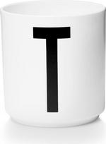 Design Letters Puodelis AJ raidė T porcelianinis