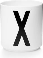 Design Letters Puodelis AJ raidė X porcelianinis