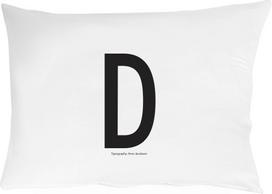 Design Letters Pagalvės užvalkalas Arne Jacobsens Vintage ABC raidė D