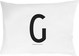 Design Letters Pagalvės užvalkalas Arne Jacobsens Vintage ABC raidė G