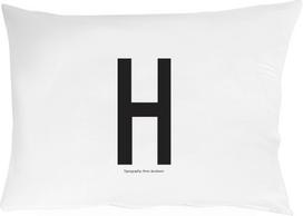Design Letters Pagalvės užvalkalas Arne Jacobsens Vintage ABC raidė H
