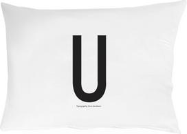 Design Letters Pagalvės užvalkalas Arne Jacobsens Vintage ABC raidė U
