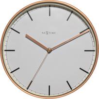 NeXtime Sieninis laikrodis Company baltos spalvos 30 cm