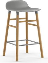 Normann Copenhagen Baro kėdė Form juodojo ąžuolo mediena pilkos spalvos 65 cm