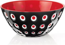 Guzzini Dubuo Le Murrine juoda-raudona 25 cm