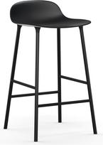 Normann Copenhagen Baro kėdė Form plieninės kojos juodos spalvos 65 cm