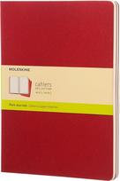 Moleskine Sąsiuviniai be linijų Moleskine Cahier Journals raudonos spalvos XL 3 vnt.