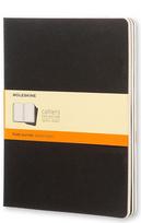 Moleskine Sąsiuviniai su linijomis Moleskine Cahier Journals juodos spalvos XL 3 vnt.