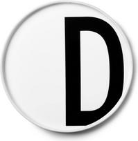 Design Letters Lėkštė AJ raidė D porcelianinis