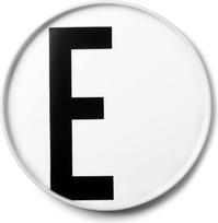 Design Letters Lėkštė AJ raidė E porcelianinis