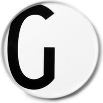 Design Letters Lėkštė AJ raidė G porcelianinis
