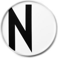 Design Letters Lėkštė AJ raidė N porcelianinis