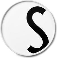 Design Letters Lėkštė AJ raidė S porcelianinis