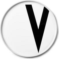 Design Letters Lėkštė AJ raidė V porcelianinis