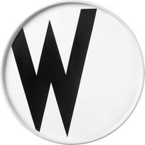 Design Letters Lėkštė AJ raidė W porcelianinis