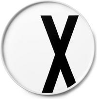 Design Letters Lėkštė AJ raidė X porcelianinis